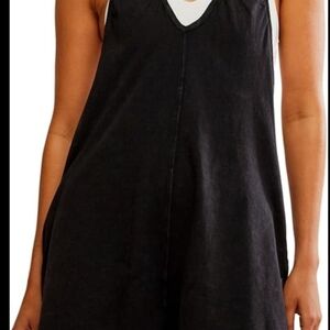 Free People Hot Shot Halter Romper